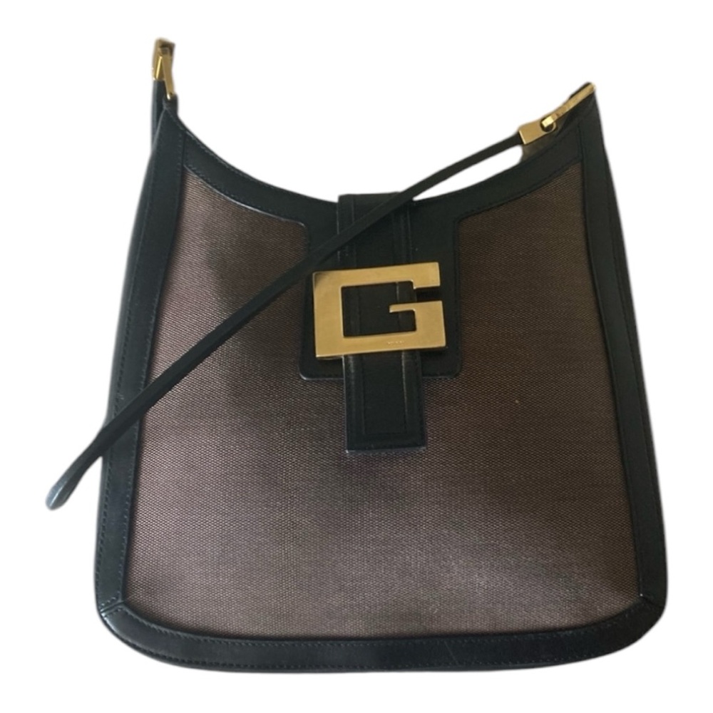 Gucci Logo Shoulder Bag Brown